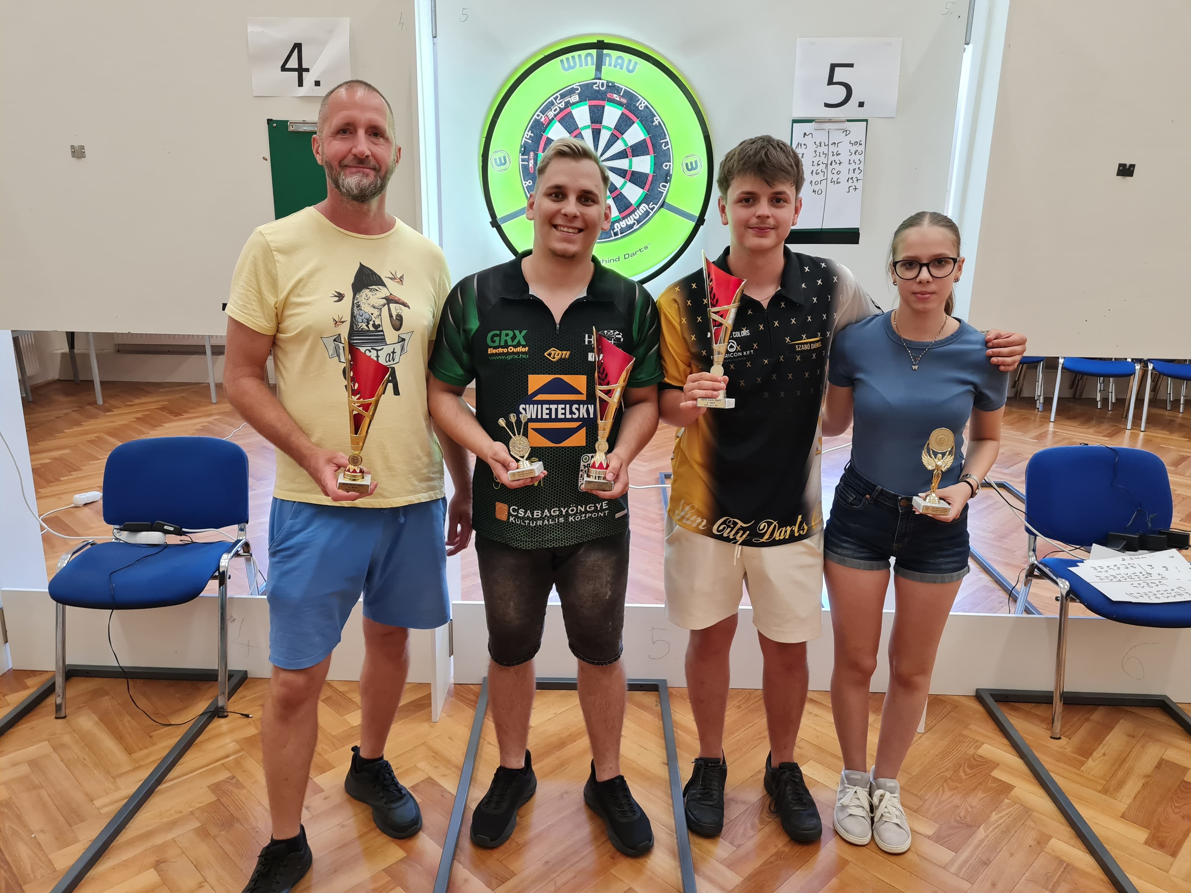 A BDSE Open negyedik fordulójának győztesei