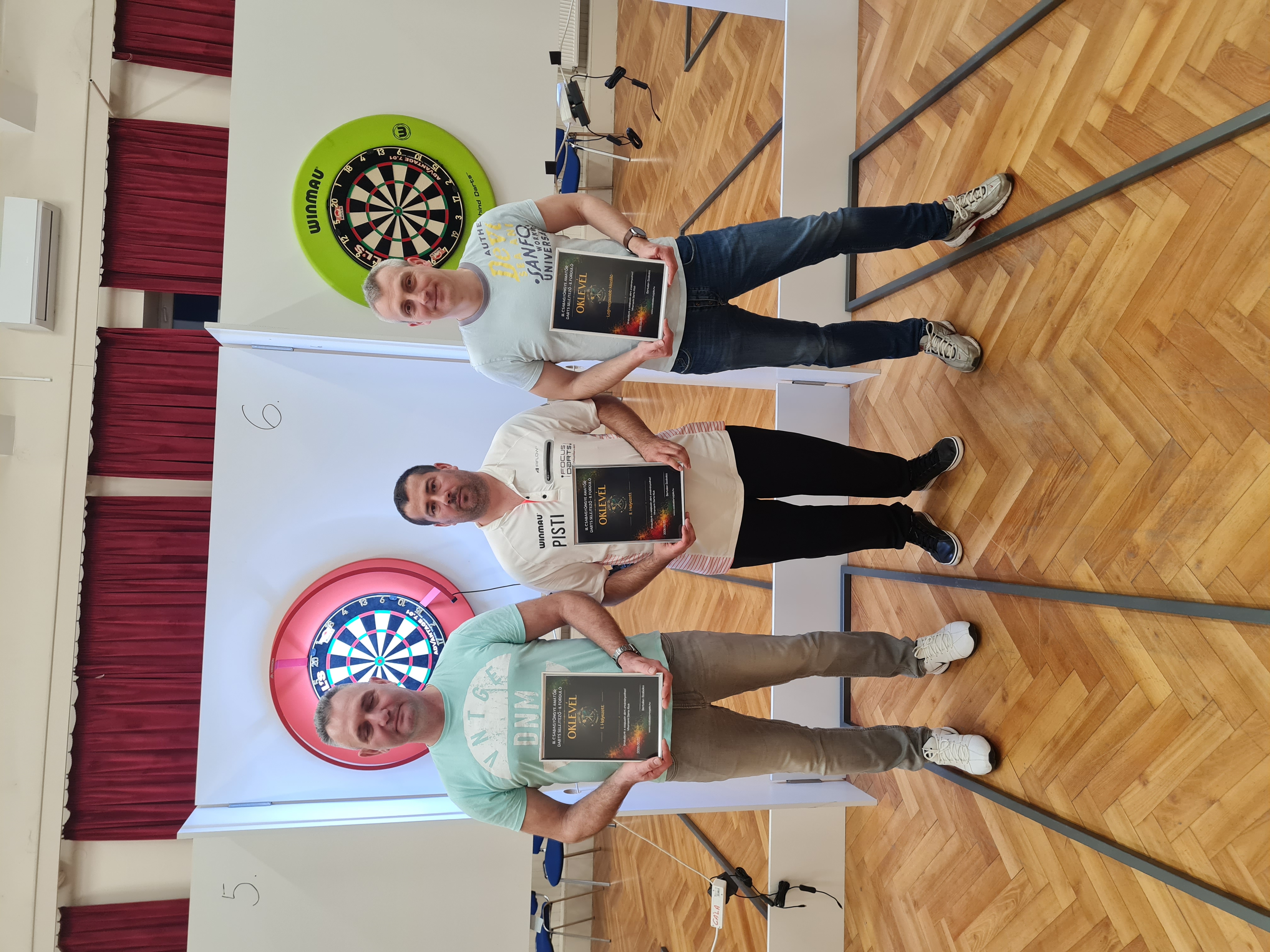 A II. forduló díjazottjai – Kovács István, Göblyös János, Málik István