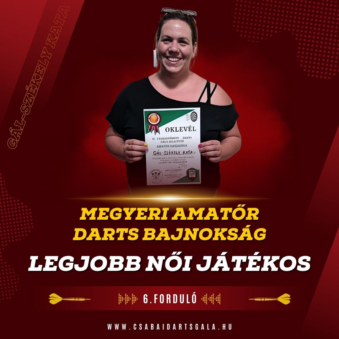 Gál-Székely Kata, legjobb női játékos