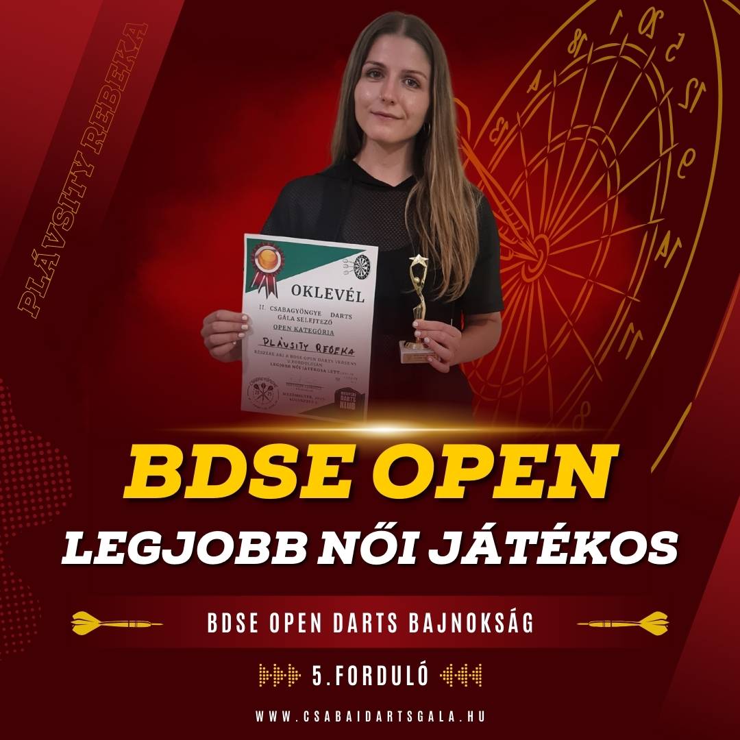 Plávsity Rebeka, a forduló legjobb női játékosa